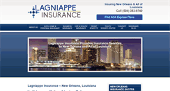 Desktop Screenshot of lagniappeinsurance.com